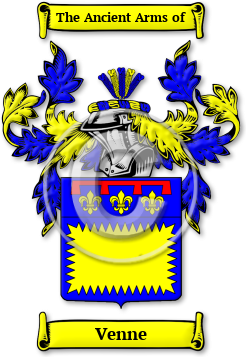Venne Family Crest Download (jpg) Legacy Series - 150 DPI