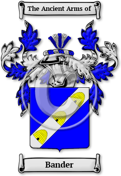 Bander Family Crest Download (JPG) Legacy Series - 600 DPI