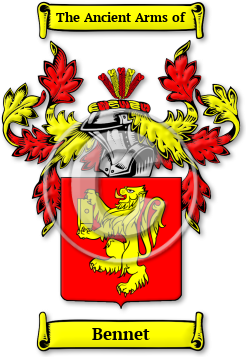 Bennet Family Crest Download (jpg) Legacy Series - 150 DPI