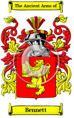 Bennett Family Crest/Coat of Arms