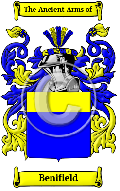 Benifield Family Crest/Coat of Arms