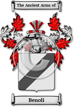 Benoli Family Crest Download (jpg) Legacy Series - 150 DPI