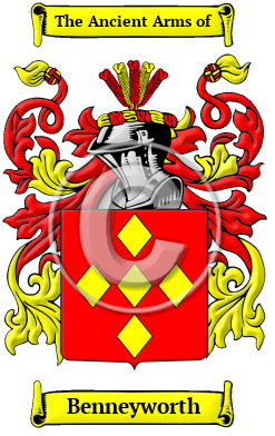 Benneyworth Family Crest/Coat of Arms