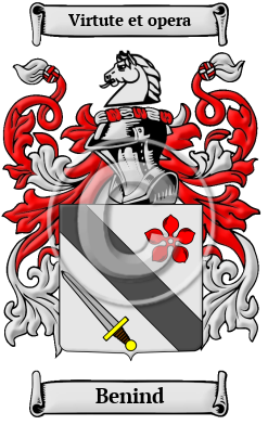 Benind Family Crest/Coat of Arms