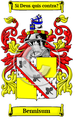 Bennisum Family Crest/Coat of Arms