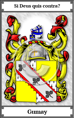 Gumay Family Crest Download (JPG)  Book Plated - 150 DPI
