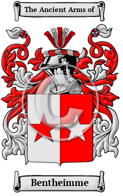 Bentheimme Family Crest/Coat of Arms