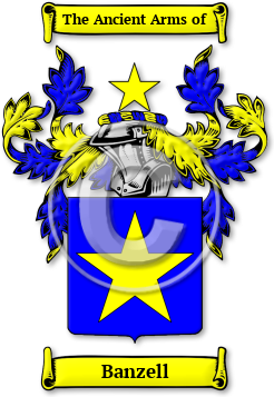 Banzell Family Crest Download (jpg) Legacy Series - 150 DPI