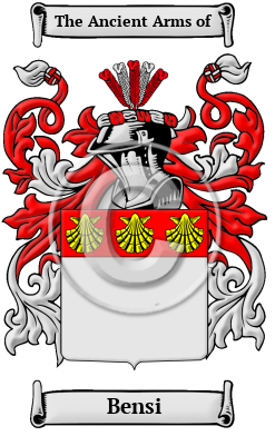 Bensi Family Crest/Coat of Arms
