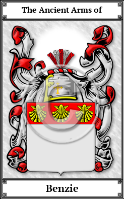 Benzie Family Crest Download (JPG)  Book Plated - 150 DPI