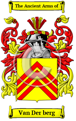 Van Der berg Name Meaning, Family History, Family Crest & Coats of Arms