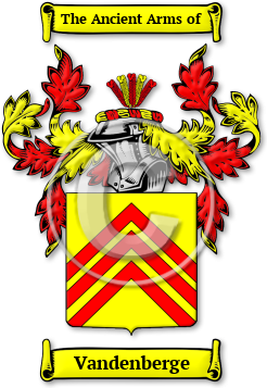 Vandenberge Family Crest Download (jpg) Legacy Series - 150 DPI