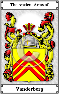 Vanderberg Family Crest Download (JPG)  Book Plated - 150 DPI