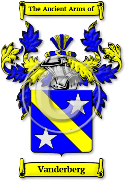 Vanderberg Family Crest Download (jpg) Legacy Series - 150 DPI