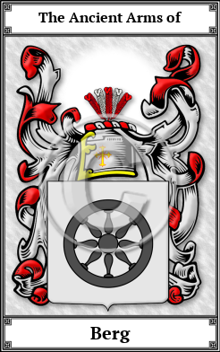 Berg Family Crest Download (JPG)  Book Plated - 150 DPI