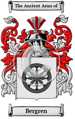 Bergren Family Crest/Coat of Arms