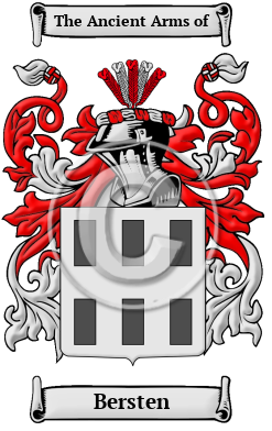 Bersten Family Crest/Coat of Arms