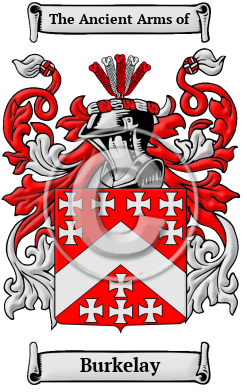 Burkelay Family Crest/Coat of Arms