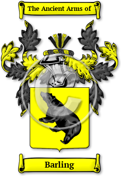 Barling Family Crest Download (jpg) Legacy Series - 150 DPI