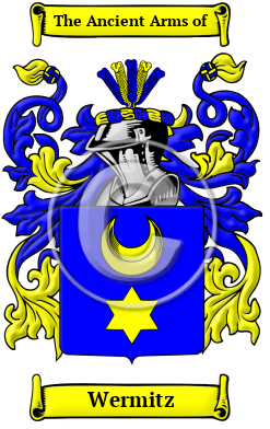 Wermitz Family Crest/Coat of Arms