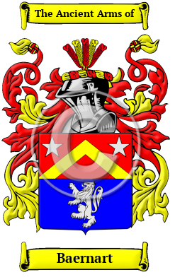 Baernart Family Crest/Coat of Arms
