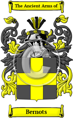 Bernots Family Crest/Coat of Arms