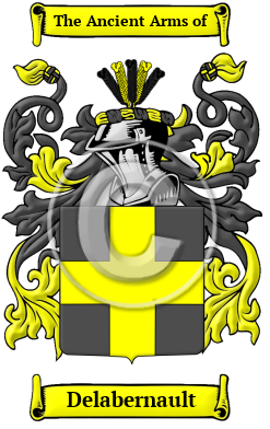 Delabernault Family Crest/Coat of Arms