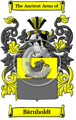 Bärnholdt Family Crest/Coat of Arms