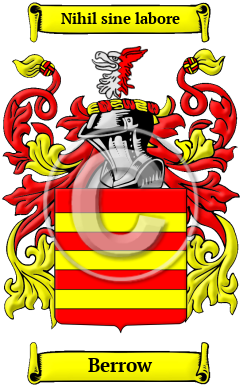 Berrow Family Crest/Coat of Arms