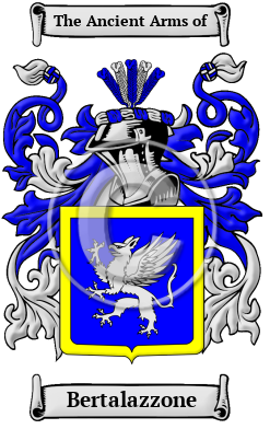 Bertalazzone Family Crest/Coat of Arms