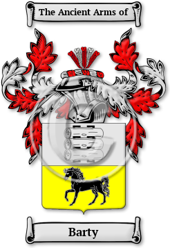 Barty Family Crest Download (jpg) Legacy Series - 150 DPI