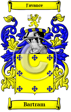 Bartram Family Crest/Coat of Arms