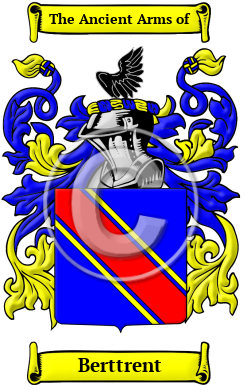 Berttrent Family Crest/Coat of Arms