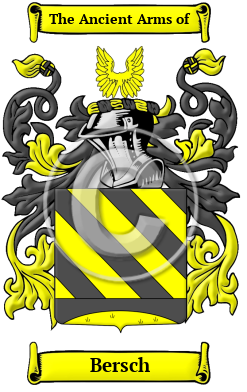 Bersch Family Crest/Coat of Arms