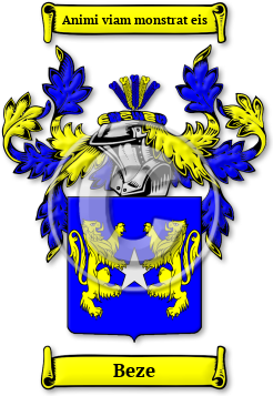 Beze Family Crest Download (JPG) Legacy Series - 600 DPI