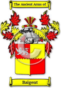 Baigent Family Crest Download (jpg) Legacy Series - 150 DPI
