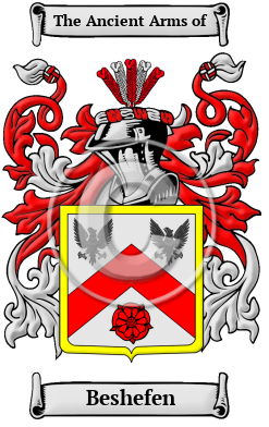 Beshefen Family Crest/Coat of Arms