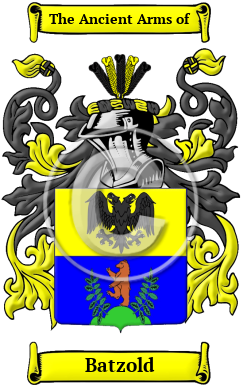 Batzold Family Crest/Coat of Arms