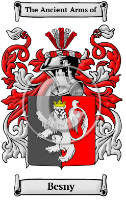Besny Family Crest/Coat of Arms