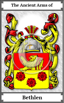 Bethlen Family Crest Download (JPG) Book Plated - 600 DPI