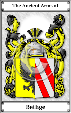 Bethge Family Crest Download (JPG) Book Plated - 600 DPI