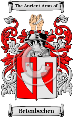 Betenbechen Family Crest/Coat of Arms