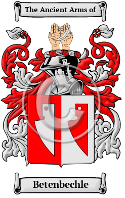 Betenbechle Family Crest/Coat of Arms