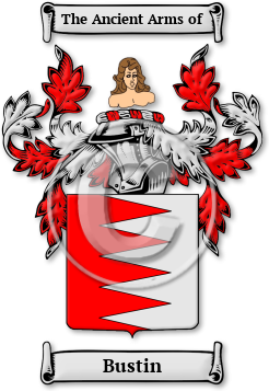 Bustin Family Crest Download (jpg) Legacy Series - 150 DPI