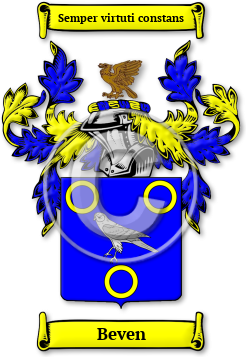 Beven Family Crest Download (jpg) Legacy Series - 150 DPI