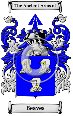 Beaves Family Crest Download (JPG) Heritage Series - 600 DPI