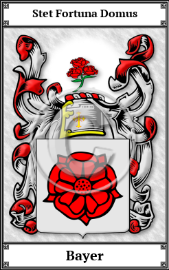 Bayer Family Crest Download (JPG)  Book Plated - 150 DPI