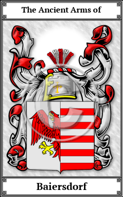 Baiersdorf Family Crest Download (JPG) Book Plated - 600 DPI