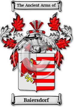Baiersdorf Family Crest Download (JPG) Legacy Series - 600 DPI