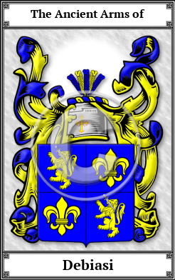 Debiasi Family Crest Download (JPG)  Book Plated - 150 DPI